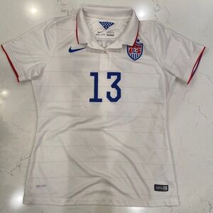 Nike Dri-Fit US Soccer Jersey Women's Large Alex Morgan #13 Team USA